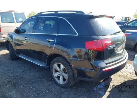 2010 Acura Mdx Technology Package from USA, damaged, VIN 2HNYD2H64AH521807